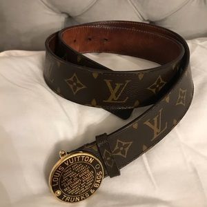 LOUIS VUITTON DAMIER EBENE TRUNKS AND BAGS Belt